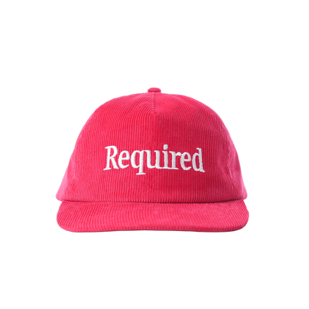 Cord Hat — Pit Red