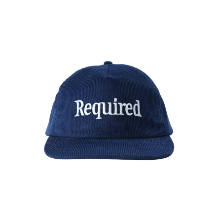 Cord Hat — Core Navy